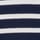 Thora Striped Jersey Polo Top Navy