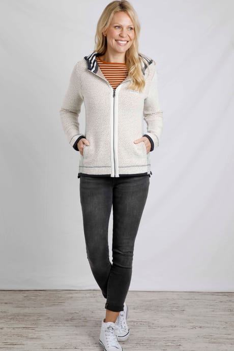 Cadie Limited Edition Eco Full Zip Hooded Macaroni