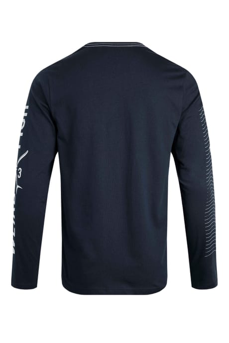 Realtree Wave Blue Camo Mens XL Long Sleeve Pullover Fishing