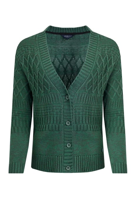 UNCLE’S CARDIGAN/Malachite UK_AW23_CD_MOLLI_GREEN_WOOLMIX