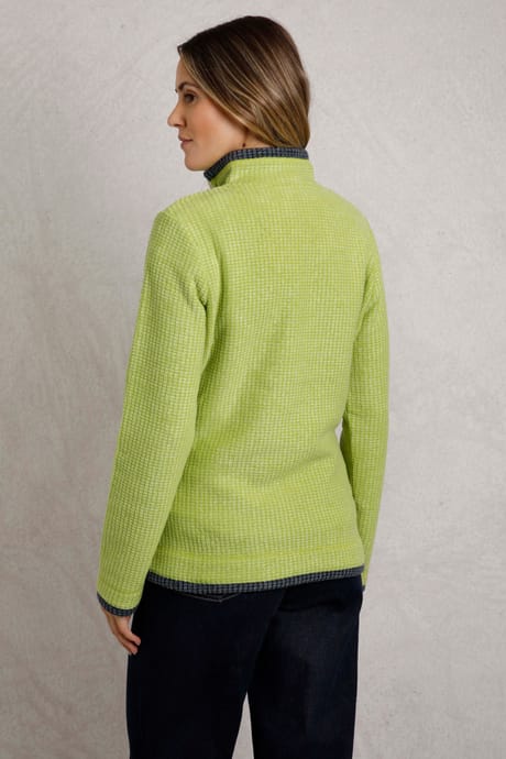 売れ筋商品|||ウィアードフィッシュ パーカー・スウェットシャツ アウター レディース Women's Beye Long Sleeve 1/4 Zip Grid Fleece Tarragon Beye Eco 1/4 Zip Grid Fleece Tarragon | Weird Fish