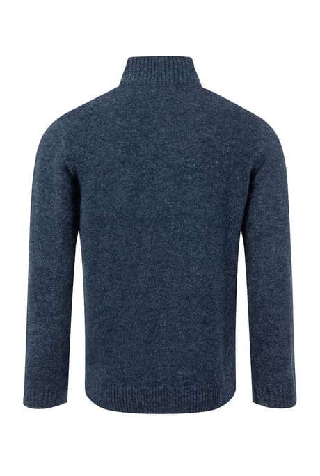 Altwood 1/4 Zip Jumper Navy | Weird Fish