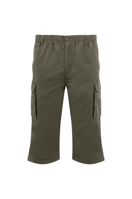 26ssLaid.B RELAX BANKER’S CARGO SHORTS 2 Summersville 3/4 Length Ripstop Cargo Shorts Basil | Weird Fish