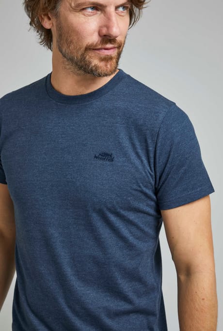 Fished Recycled Organic T-Shirt Navy