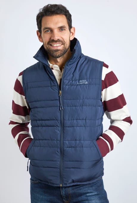 Lakeshore Recycled Padded Gilet Navy