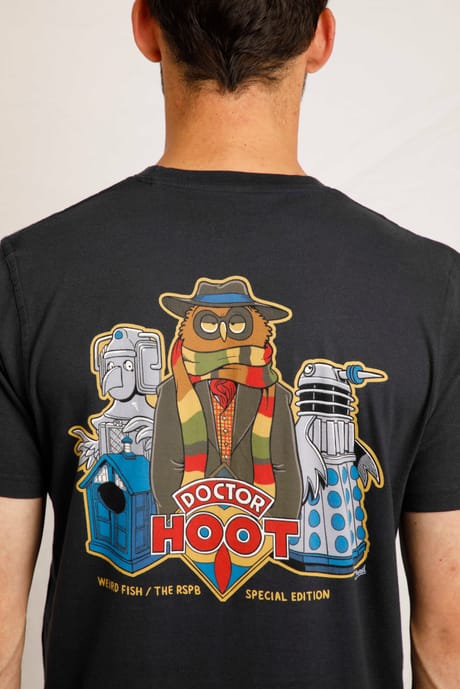 Doctor Hoot Charity Artist T-Shirt RSPB
