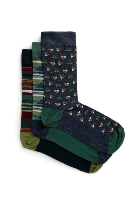 Wyatt Eco Stripe Socks Multi Pack
