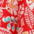 Cassis Lenzing EcoVero™ Printed Viscose Tiered Skirt  Tango Red