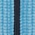Ariana Full Zip Grid Fleece Sky Blue