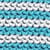 Juliet  1/4 Zip Colour Block Macaroni Adriatic Blue