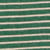 Raven Organic Cotton Striped Shiffli Hem Top Army Green