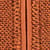 Merrill Full Zip Textured Fleece Brick Orange