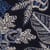 Ares Printed Jersey A-Line Maxi Skirt Night Blue