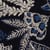 Romaro Printed Jersey Midi Skirt Night Blue