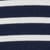 Thora Striped Jersey Polo Top Navy