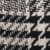 Honey Double Breasted Houndstooth Coat Black
