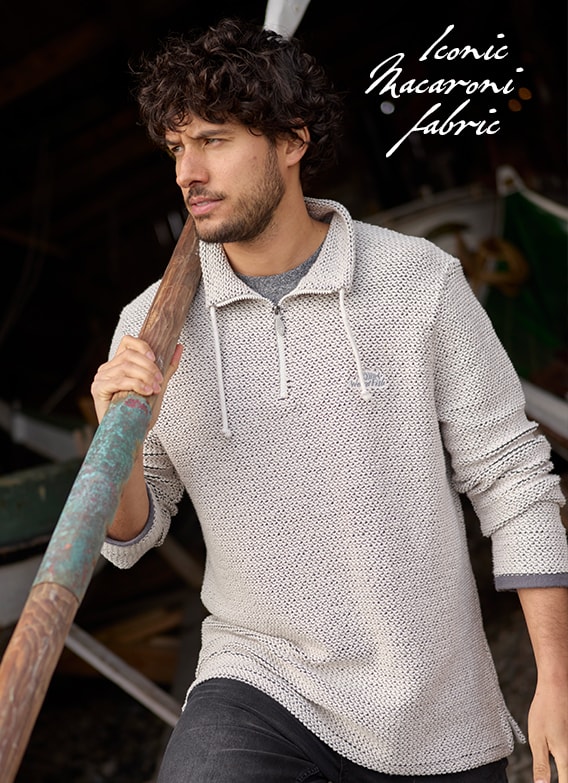 Cruiser 1/4 Zip Eco Macaroni