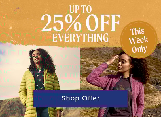 Womens up to 25% off everything