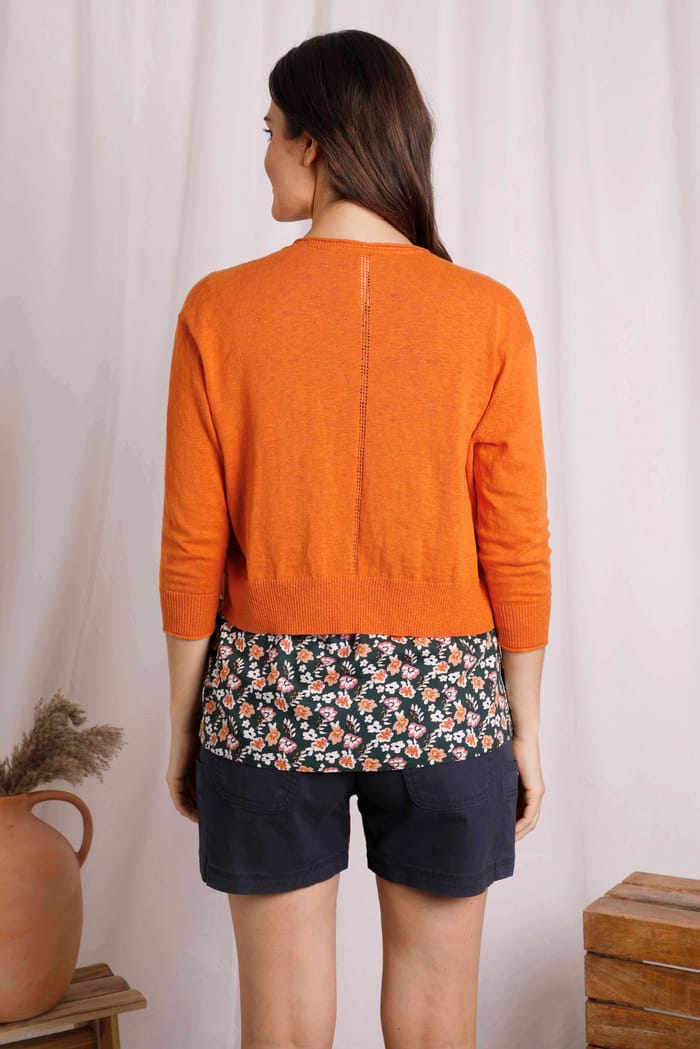 Limon Outfitter Cardigan Orangeade | Weird Fish