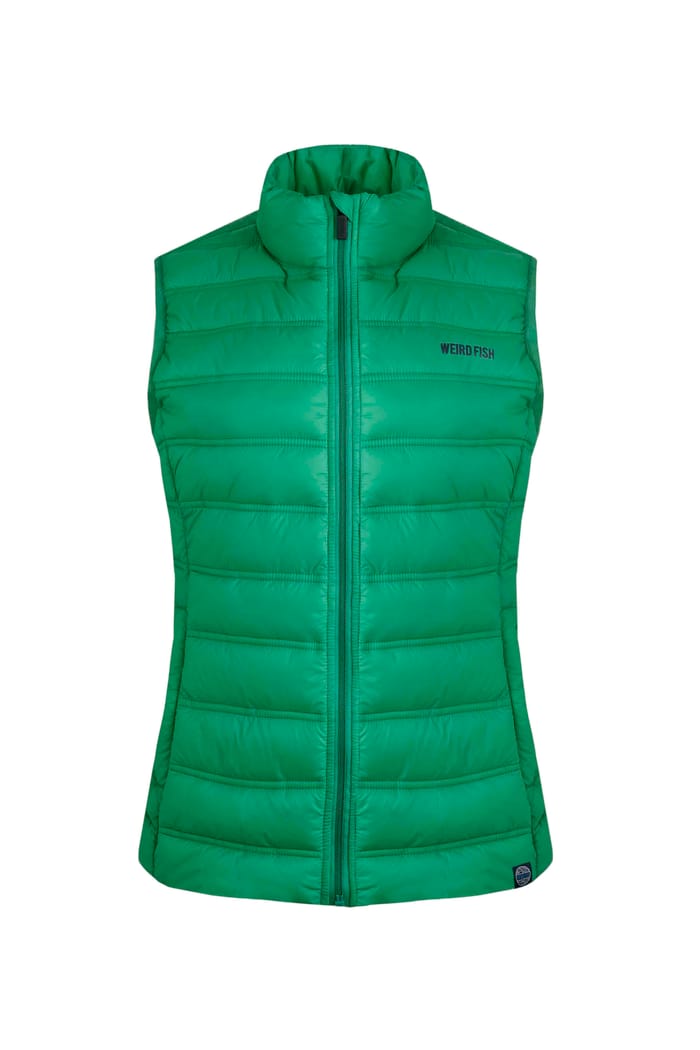 Atissa Lightweight Padded Gilet Evergreen Weird Fish