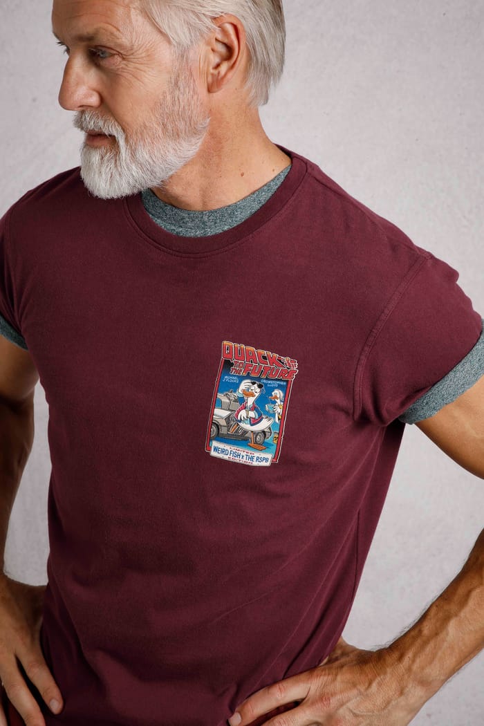 Quack to the Future RSPB Collaboration Artist T-Shirt Port | Weird