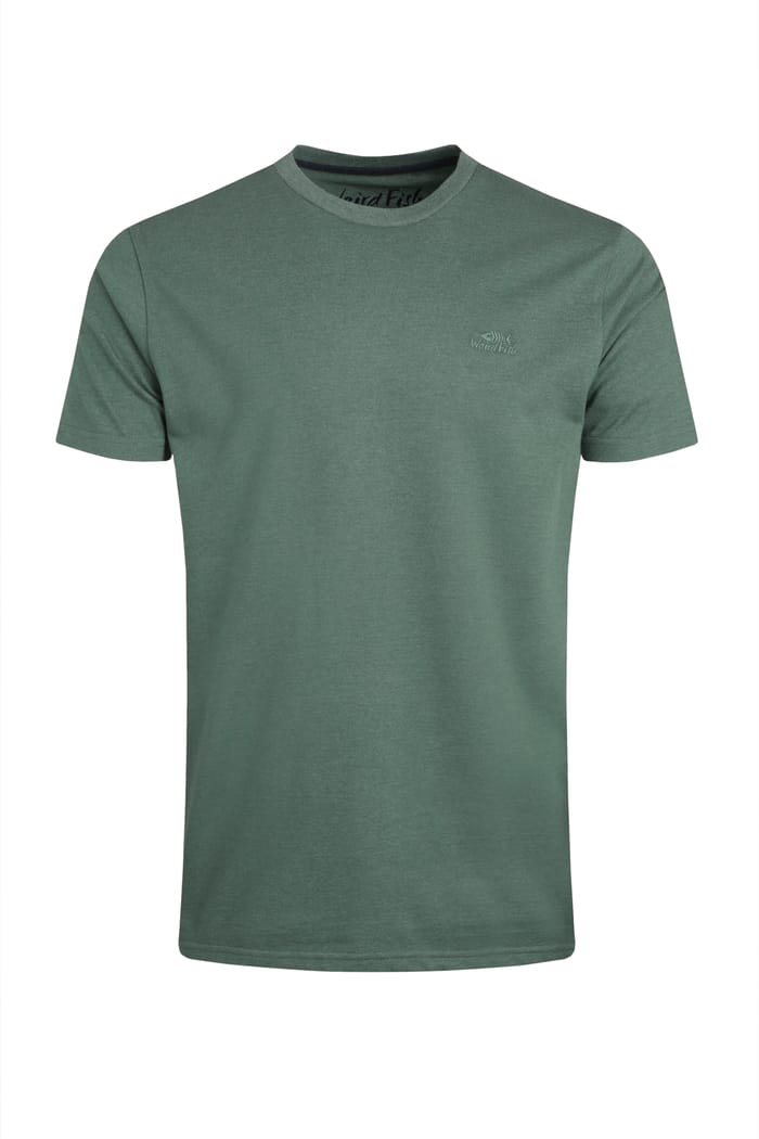 Hooked Branded T-Shirt Dusky Green | Weird Fish