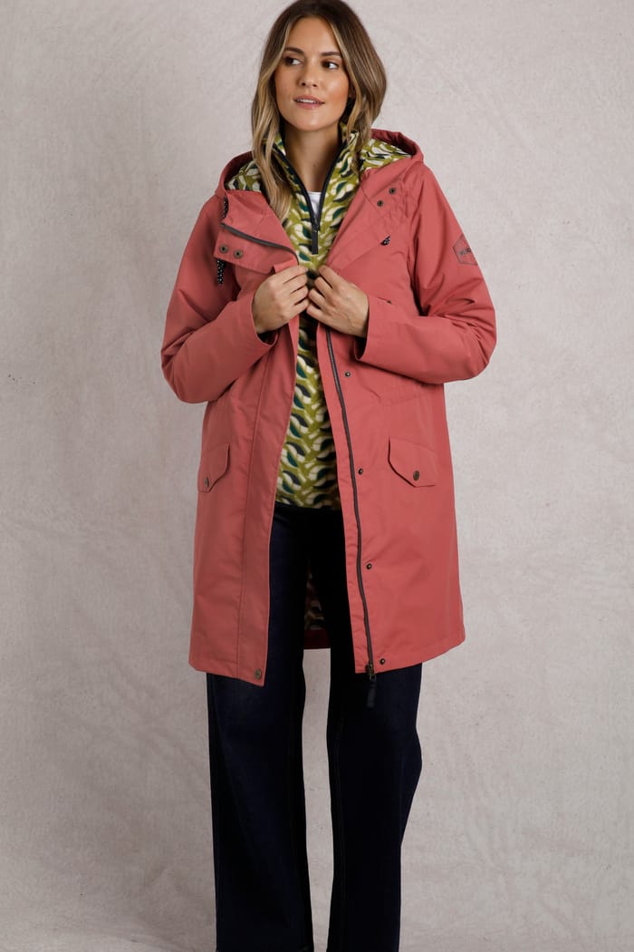 Delara Showerpoof Jacket Desert Rose Weird Fish