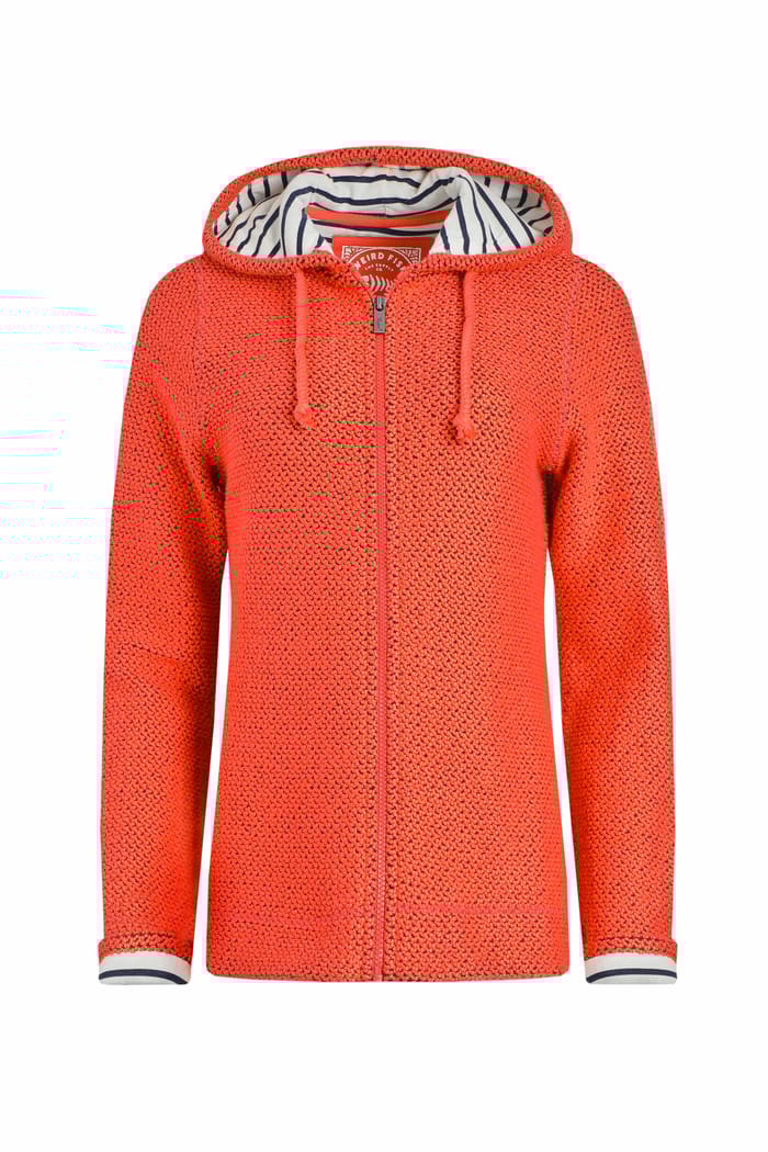 Full Zip Hoodie Macaroni Fleece Chicoa Womens Full Zip Hooded