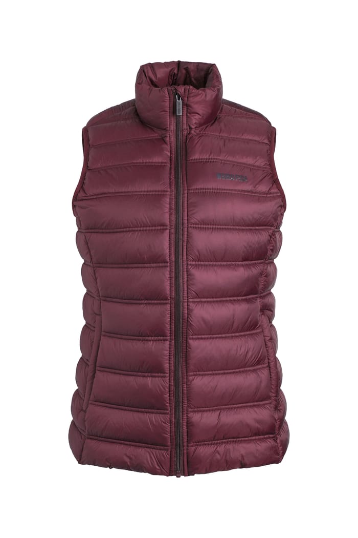 Atissa Lightweight Padded Gilet Aubergine | Weird Fish