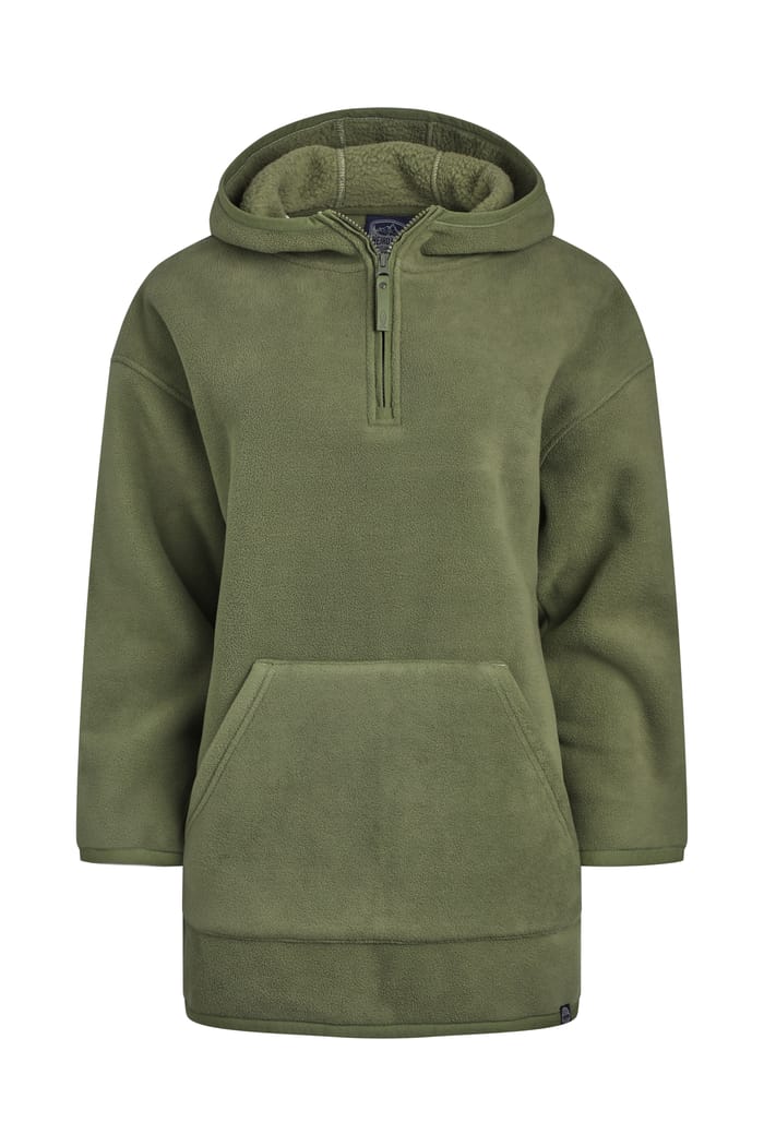 Laura Polar Popover Hoody Artichoke | Weird Fish