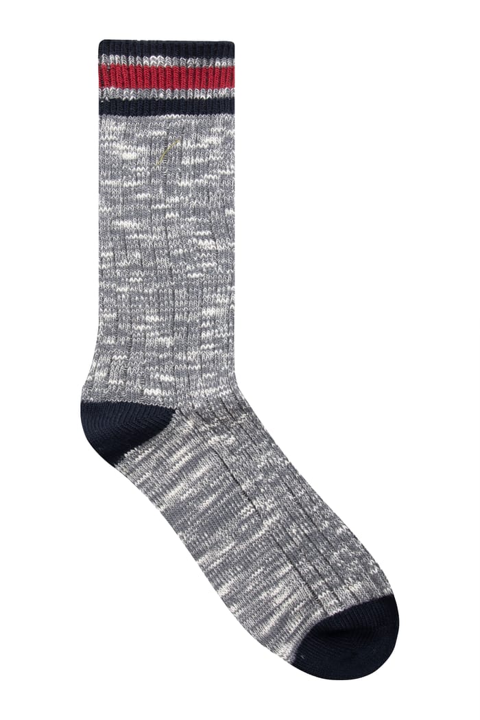 Fernvale Striped Boot Sock 3pk Navy, view 3