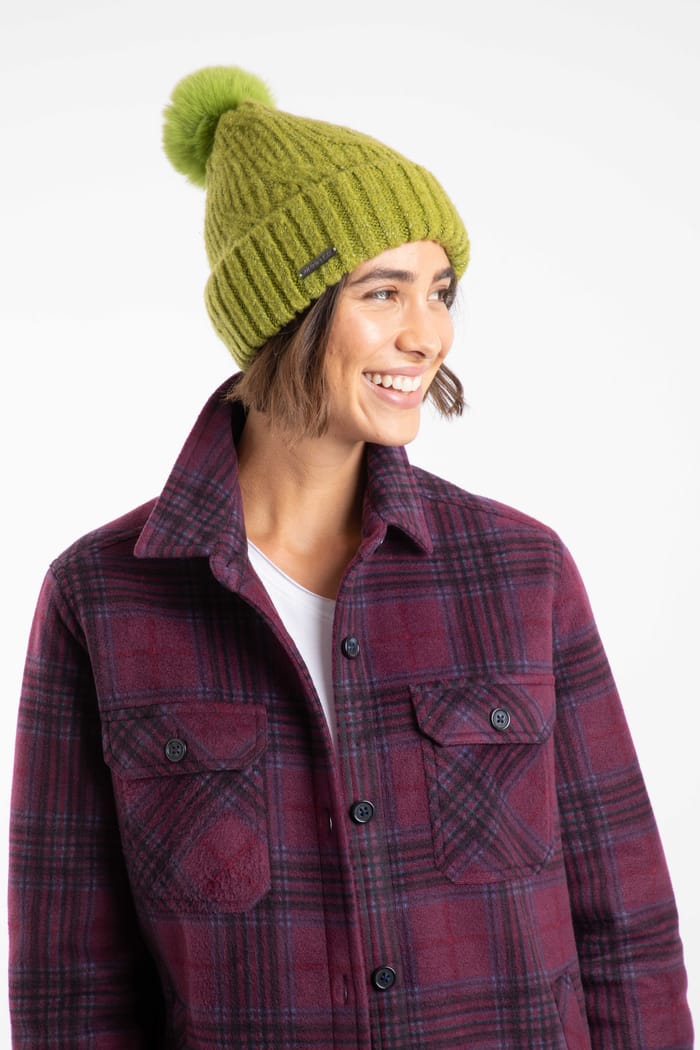 Blagdon Sparkle Bobble Hat Woodbine, view 2