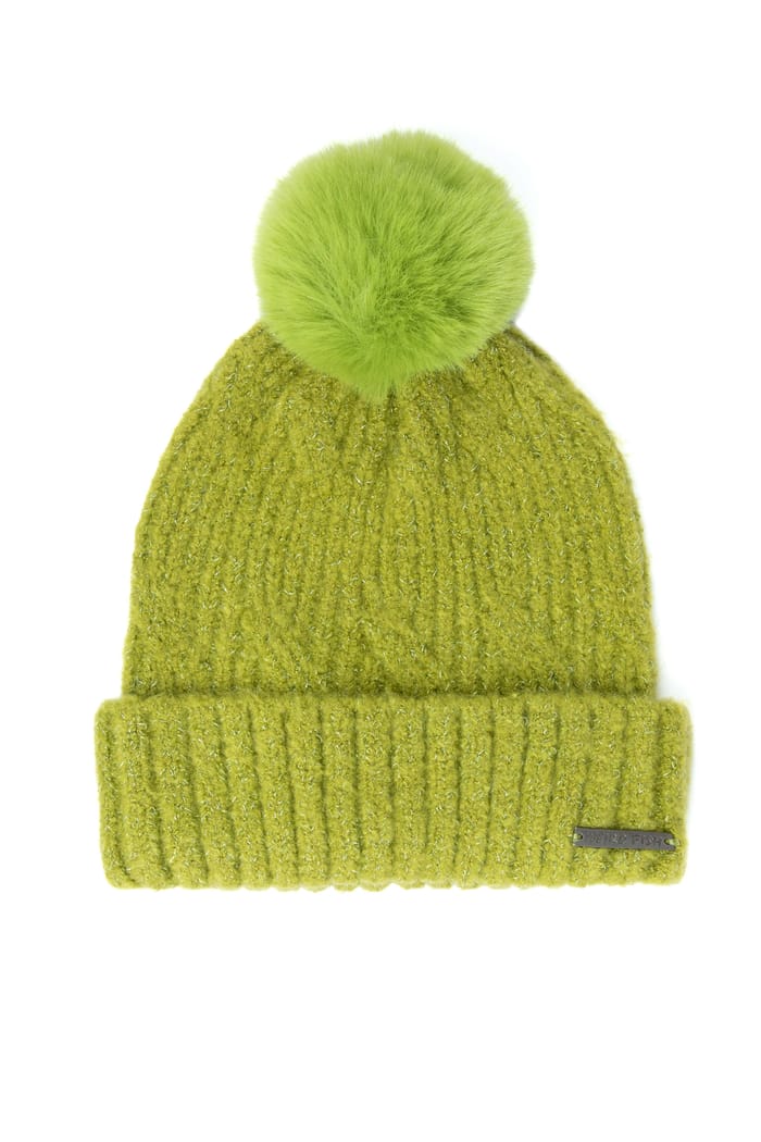 Blagdon Sparkle Bobble Hat Woodbine, view 3
