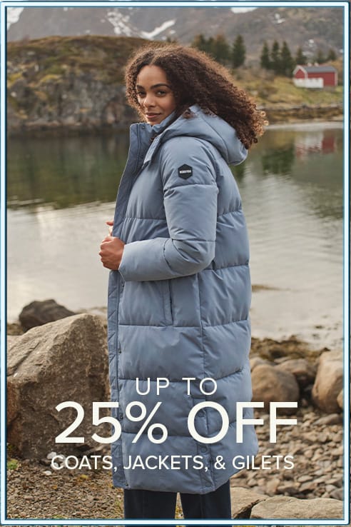 Women's Coats & Jackets 25% off