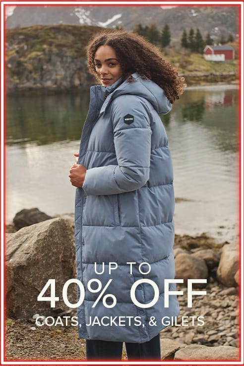 Women's Coats & Jackets 40% off