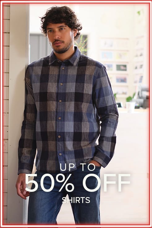 50% Off Mens Shirts
