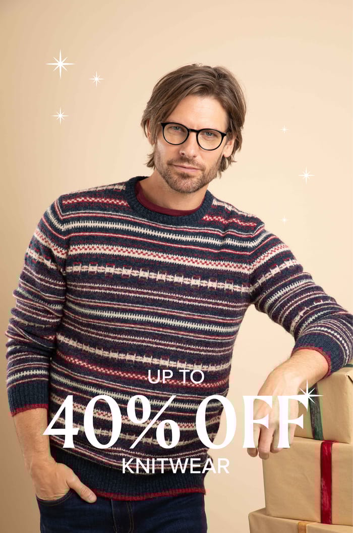 Up to 50% off knitwear