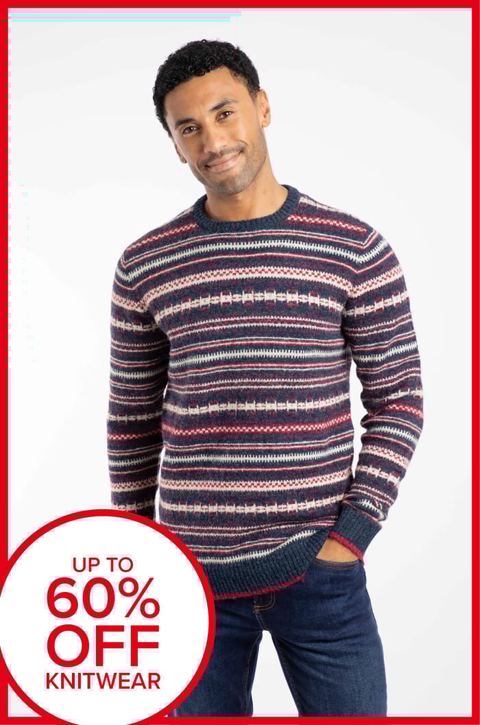 Up to 50% off knitwear