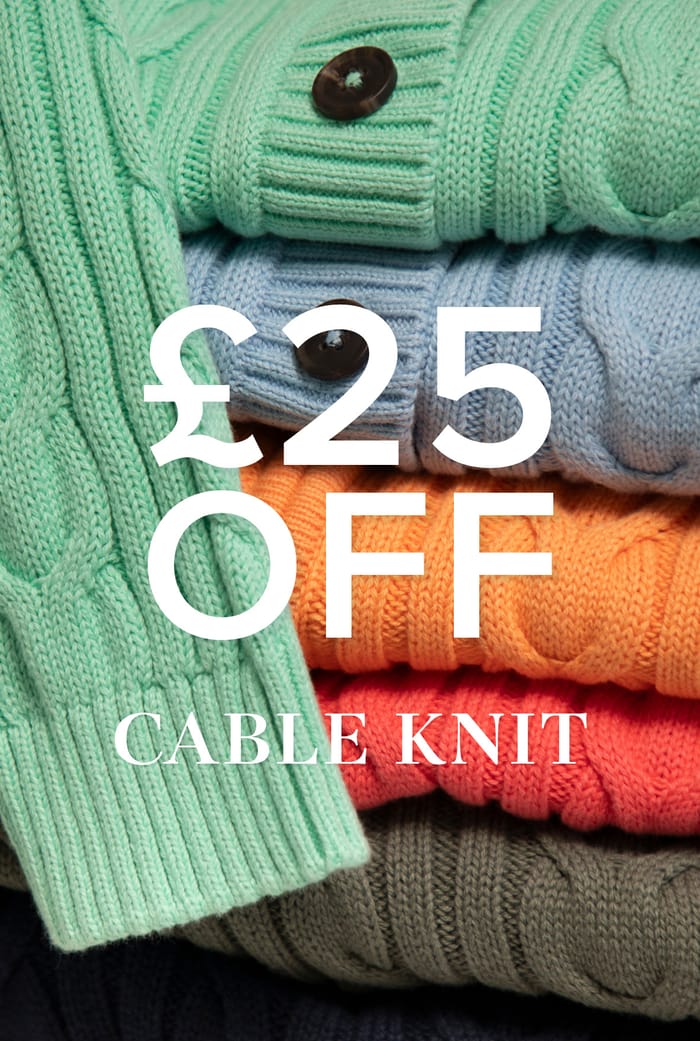 Up to 50% off knitwear