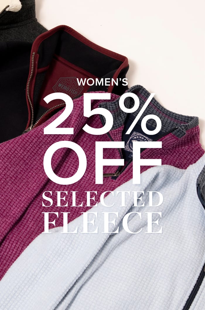 Up to 25% Off Fleece
