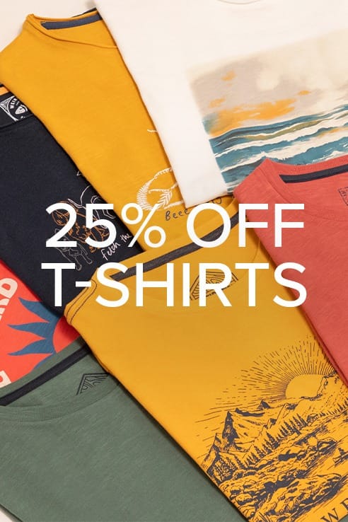 Up to 50% Off T-Shirts