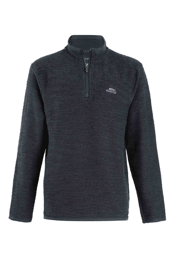 Stern Eco 1/4 Zip Macaroni Navy | Weird Fish