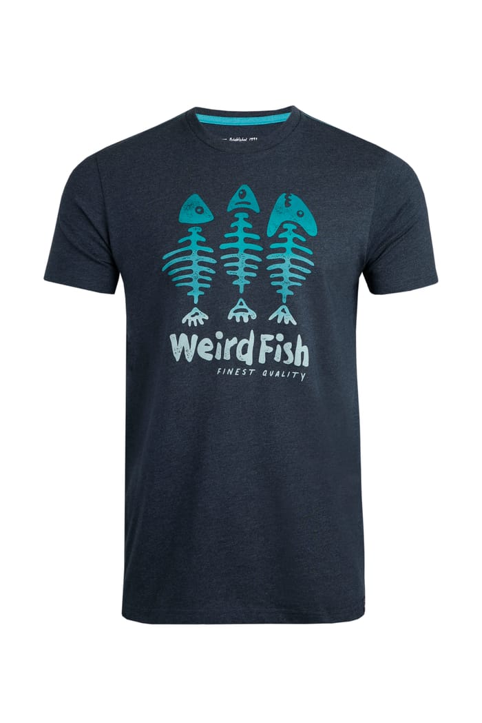 Weird Fish Mens Big Size Bravehawk Artist Print Organic Cotton Crew Neck T  Shirt - Clothing from Chatleys Menswear UK