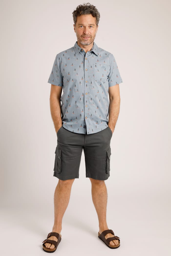 Rigney Cargo Shorts Dark Grey