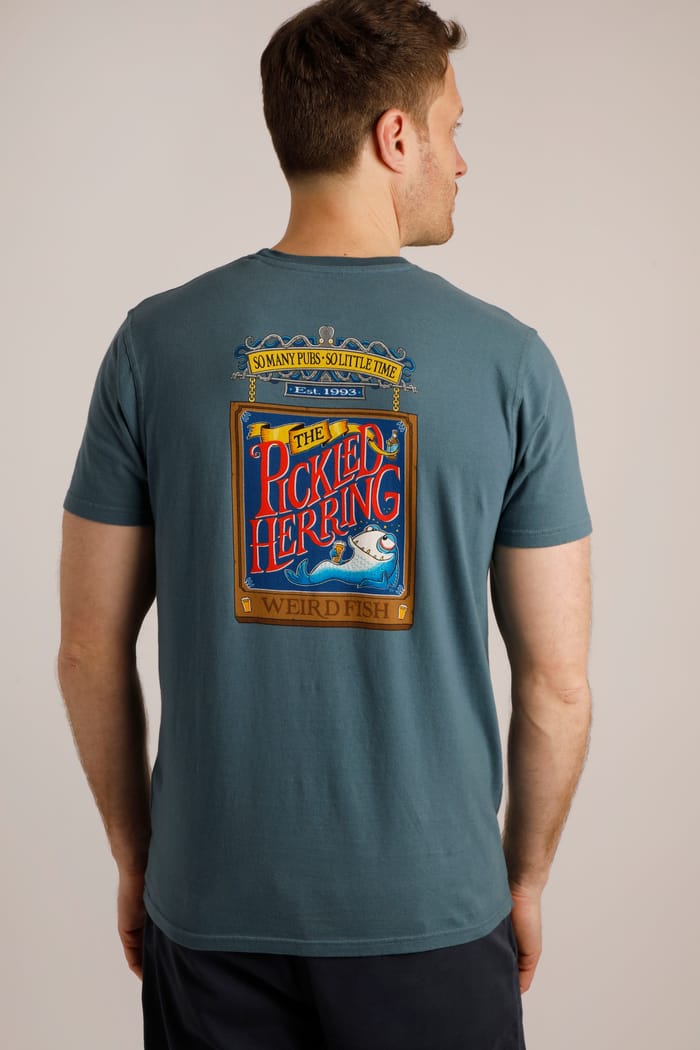 【SATIIIZ】Mura Starfish T-Shirt Pickled Artist T-Shirt Blue Mirage | Weird Fish
