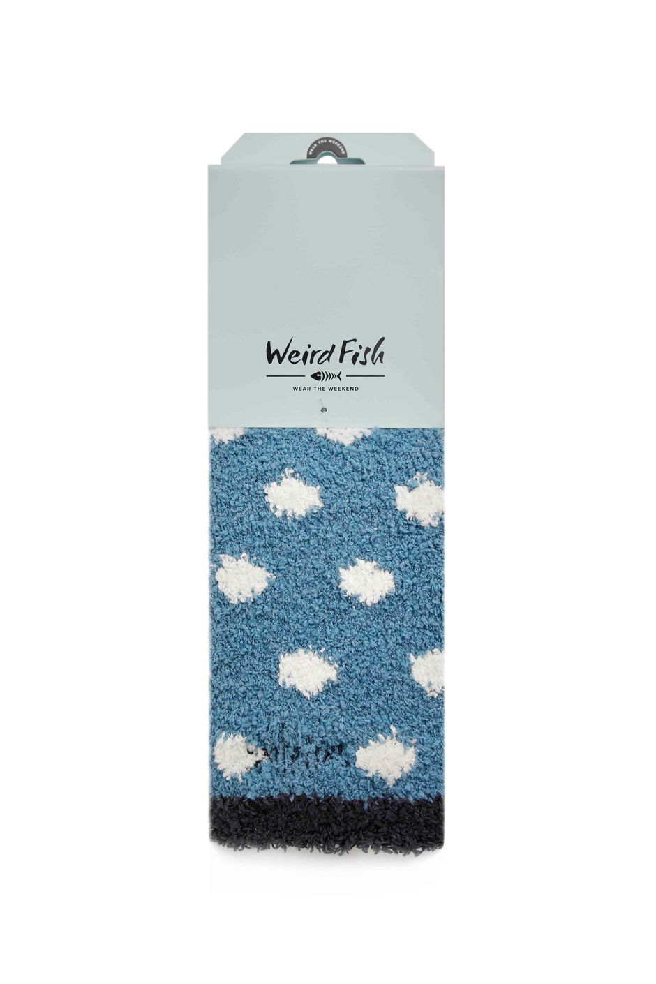 Park Fluffy Sock 2pk Washed Blue
