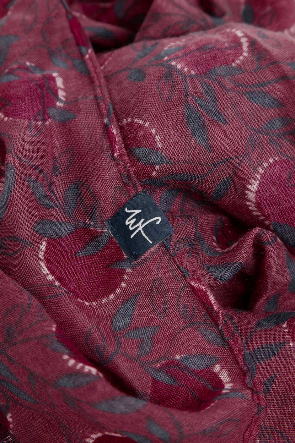 Alverton Eco Scarf Crushed Berry Weird Fish