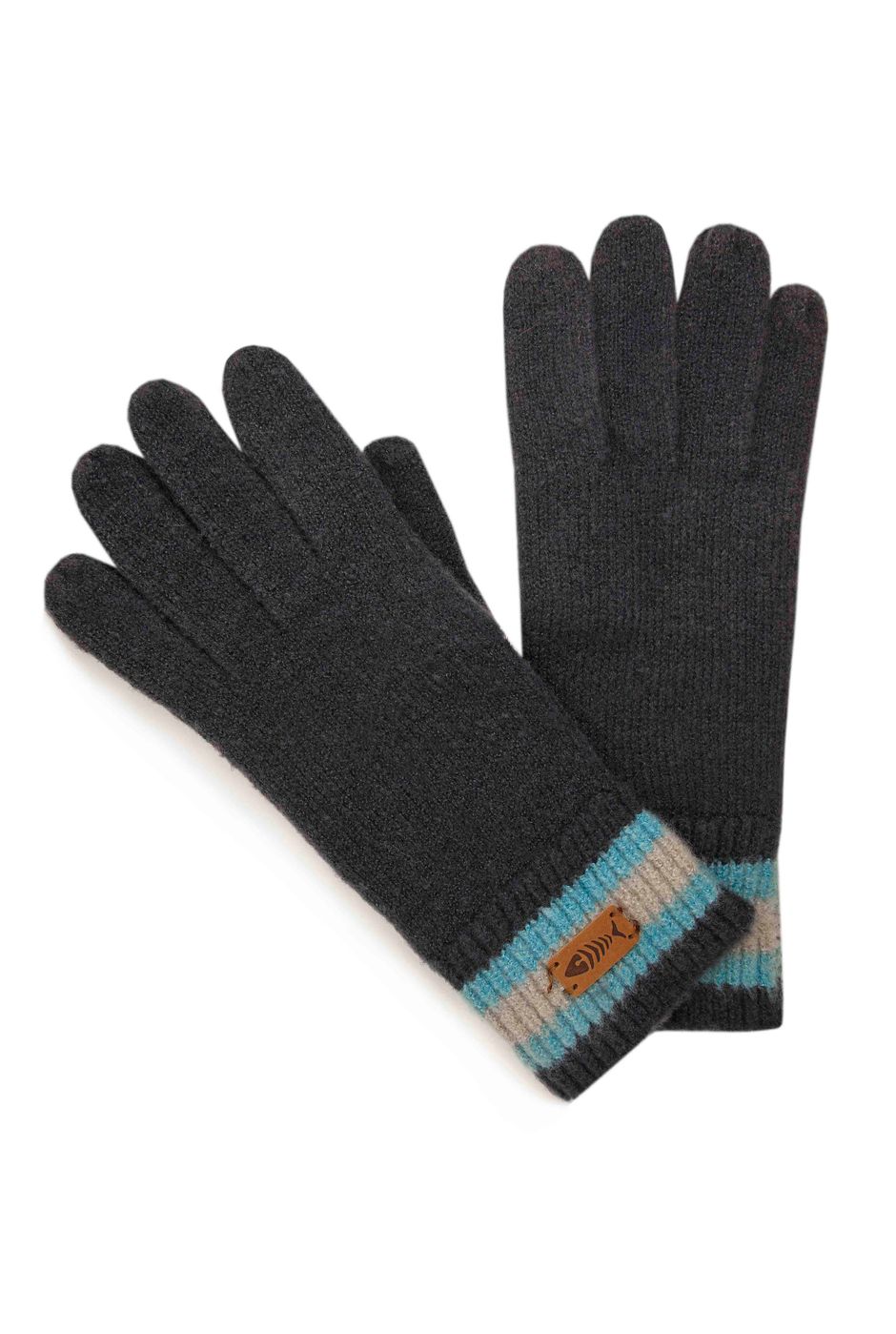 Kodiak Recycled Striped Gloves  Midnight