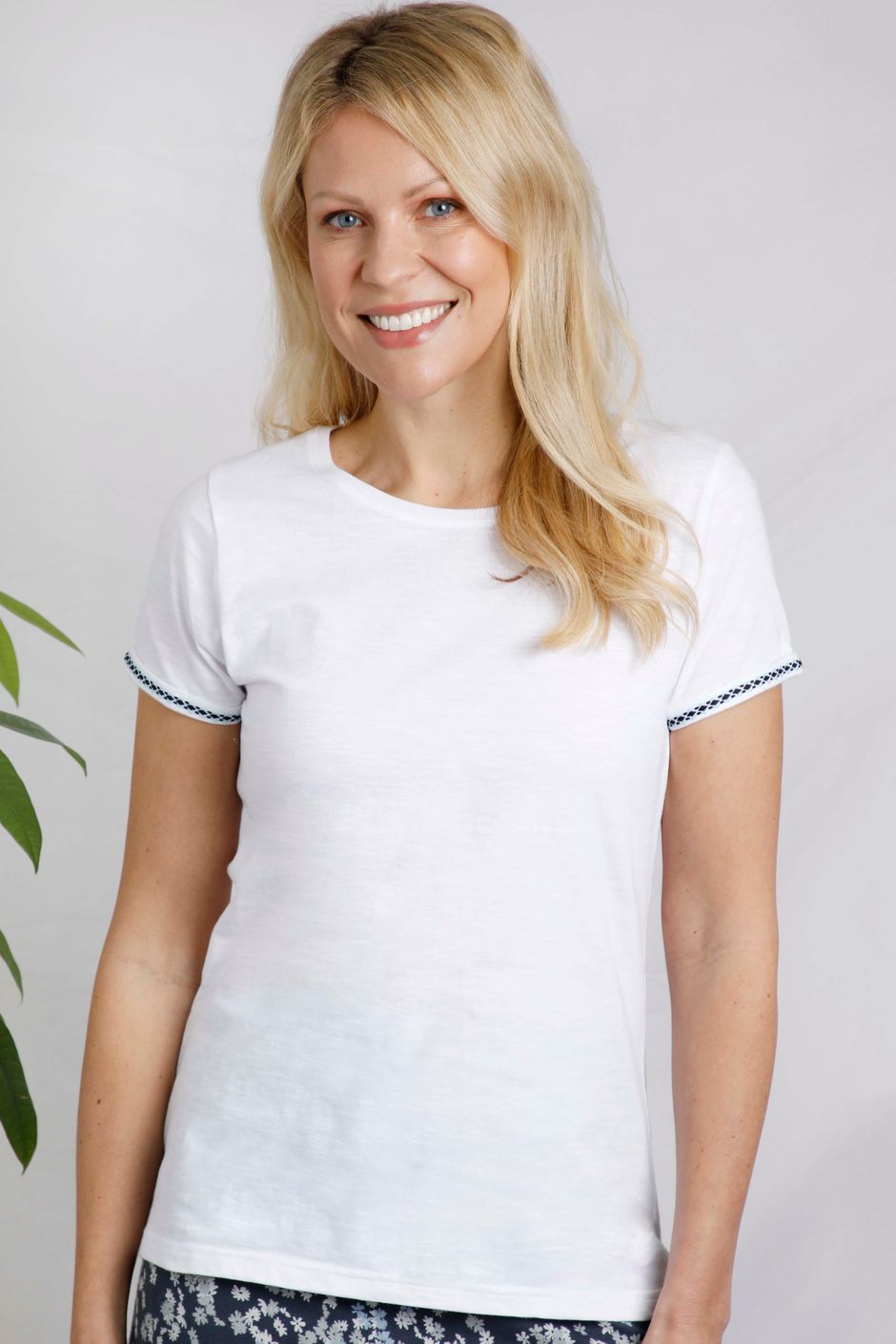 Teya Organic Cotton T-Shirt White