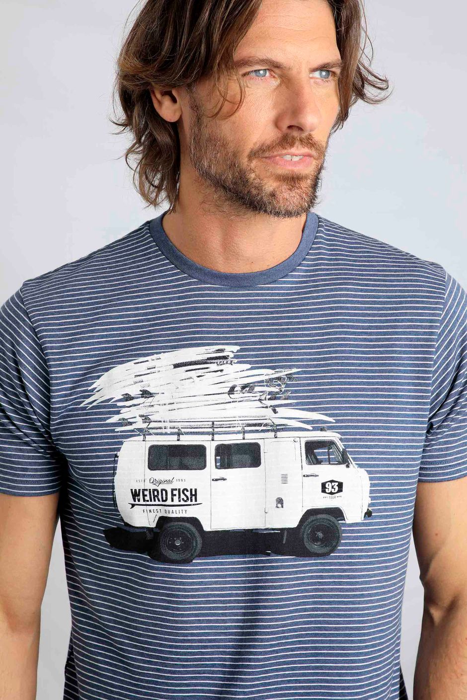 Road Trip Eco Graphic T-Shirt Ensign Blue